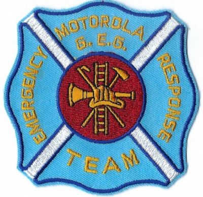 Motorola Government Electronics Group Emergency Response Team (AZ)
DEFUNCT - A secretive division of Motorola that specialized in producing equipment for the US Government and the Department of Defense. They were involved in developing projects like spy radio sets for the CIA.  Sold to General Dynamics in 2011.
