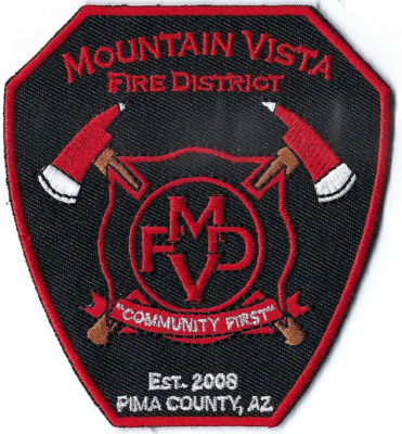 Mountain Vista Fire District (AZ)
DEFUNCT - The Mountain Vista Fire District in Arizona consolidated with the Golder Ranch Fire District in 2017.
