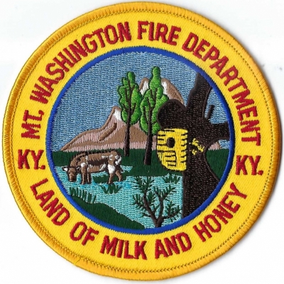 Mt. Washington Fire Department (KY)
Mt. Washington, is described a place of bountiful natural abundance, fertility, and ease, stemming from biblical references to the Promised Land (Canaan) as a fertile region with rich grazing for animals (milk) and sweet dates/wild honey.
