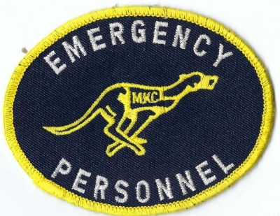 Multnomah Kennel Club Fire Department (OR)
DEFUNCT - MKC stands for Multnomah Kennel Club, a local branch of the American Kennel Club formerly housed at the Multnomah Greyhound Park in Wood Village.  Facility closed in 2004.
