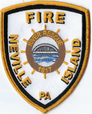 Neville Island Fire Department (PA)
The Neville Island Bridge, built in 1976,is a tied arch bridge which covers the Ohio River and over Neville Island.  Population < 2,000.
