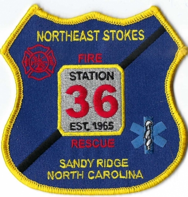 Northeast Stokes Fire Rescue (NC)
Station 36.
