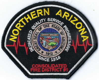 Northern Arizona Consolidated Fire District #1 (AZ)
DEFUNCT - Northern Arizona Consolidated Fire District #1 officially changed its name to the Northern Arizona Fire District on November 19, 2020.
