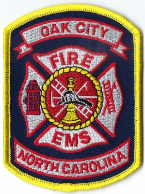 Oak City Fire Department (NC)
Oak City, NC, once known as Goose Nest, a name originating around the Civil War (circa 1863) when Union soldiers found geese nesting in an abandoned building at a crossroads, that lead to naming at that spot.  Population < 500.
