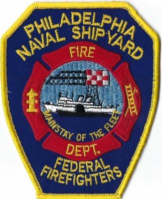 Philadelphia Naval Shipyard Fire Department (PA)
DEFUNCT - The Philadelphia Naval Shipyard closed on September 26, 1996.
