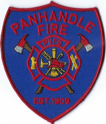 Panhandle Volunteer Fire Department (TX)
The town of Panhandle got it name because the northernmost area of Texas is straight and narrow like the handle of a pan.
