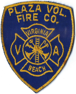 Plaza Volunteer Fire Company (VA)
DEFUNCT - The Plaza Volunteer Fire Company in Virginia Beach merged with a local rescue squad in 1967 to form the "Plaza Volunteer Fire Company and Rescue Squad". In 1995, the fire and rescue operations formally split. 
