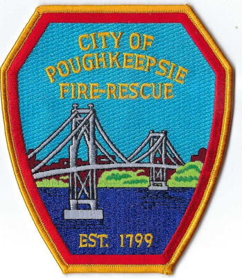 Poughkeepsie City Fire Department (NY)
The famous bridge in Poughkeepsie, NY, is the Walkway Over the Hudson. formerly known as the Poughkeepsie-Highland Railroad Bridge.  A 1.28-mile-long former railroad bridge converted into the world's longest elevated pedestrian bridge.
