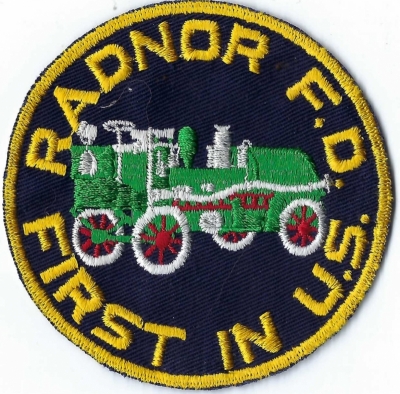 Radnor Fire Department (PA)
The 1906 Knox Hose and Chemical Engine was one of the first motorized fire trucks ordered in the United States.  See patch.

