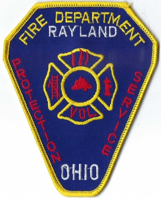Rayland Volunteer Fire Department (OH)
DEFUNCT - The Rayland Volunteer Fire Department merged. In 2023, it became part of the newly formed Buckeye Joint Fire District, along with the Tiltonsville and Warren Township fire departments. 
