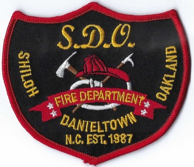 Shiloh-Danieltown-Oakland Fire Department (NC)
Doing business as S.D.O. Fire Department.  Population < 2,000.
