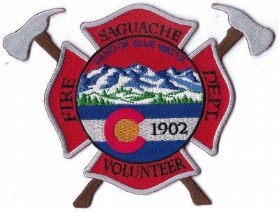 Saguache Volunteer Fire Department (CO)
LAND OF THE BLUE WATER - The name of the town, Saguache, comes from a Ute word, meaning “water at the blue earth.”  Population < 2,000.

