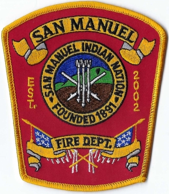 San Manuel Fire Department (CA)
TRIBAL - San Manuel Band of Mission Indians
