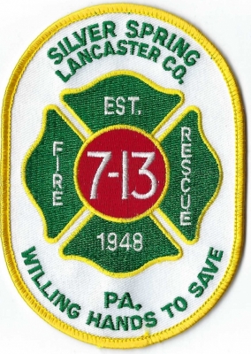 Silver Spring Fire Rescue (PA)
DEFUNCT - Changed to Station 76 West Hempfield Fire & Rescue, moved in Spring of 2018.
