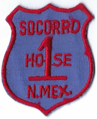 Socorro Hose Company 1 (NM)
DEFUNCT - The department's history began in 1888 with one hose company, Socorro Hose Company No. 1.  The first paid Fire Chief started in 1910.  There are no records indicating what year the Socorro Hose Company No. 1 consolidated with the Socorro Fire Department.  
