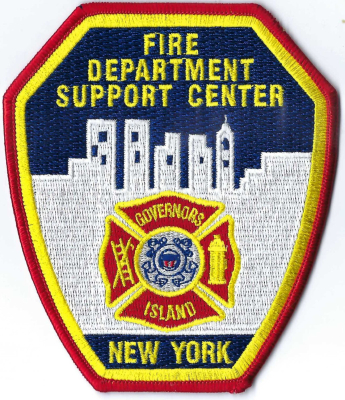 Governors Island Support Center Fire Department (NY)
The United States Coast Guard (USCG) fire department on Governors Island was officially replaced by the FDNY (New York City Fire Department) in October 2003, following the Coast Guard's departure from the island in 1996. 
