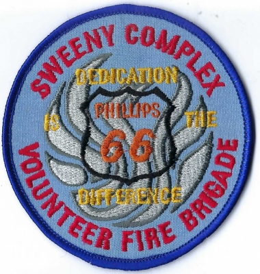 Sweeney Complex Phillips 66 Volunteer Fire Brigade (TX)
DEFUNCT - Chevron and Phillips 66 Chemical Company was formed in 2000 through the merger of the chemical operations of the Chevron Corporation and Phillips 66 (then Phillips Petroleum Company).

