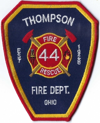 Thompson Fire Department (OH)
Station 44.  Population <2,000.
