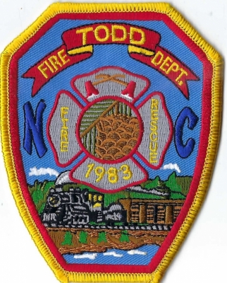 Todd Fire Department (NC)
DEFUNCT - Merged with the Belmont Fire Department in 2019.
