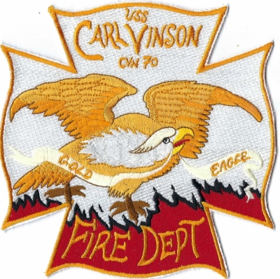 USS Carl Vinson (CVN 70) Fire Department (CA)
The USS Carl Vinson is a nuclear-powered aircraft carrier.  In 2011, Osama bin Laden's body was buried at sea from the ships deck.
