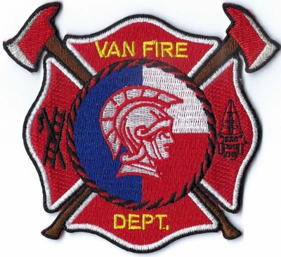 Van Fire Department (TX)
Saint Florian (c. 250–304 AD) was a Roman army officer in modern-day Austria, revered as the patron saint of firefighters, chimney sweeps, and brewers, known for protecting against fire, floods, and drowning due to legends of him miraculously extinguishing a blaze with a single bucket of water. 
