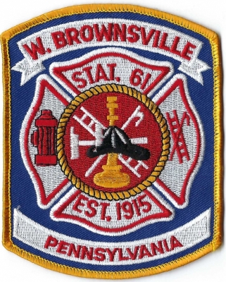 West Brownbsville Fire Department (PA)
{Population < 2,000.  Station 61.
