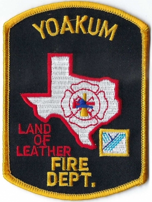 Yoakum Fire Department (TX)
Early 1900s, a productive hide tanning and leathercraft industry developed. RR & rawhide exhibits are at the Yoakum Museum.

