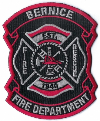 Bernice Fire Department (LA)
Population < 2,000.

