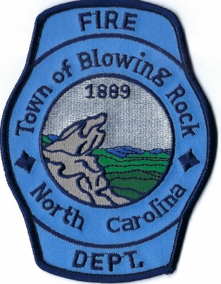 Town of Blowing Rock Fire Department (NC)
Blowing Rock, is named after the Blowing Rock, a large cliff that overlooks the Johns River Gorge.  Population < 2,000.
