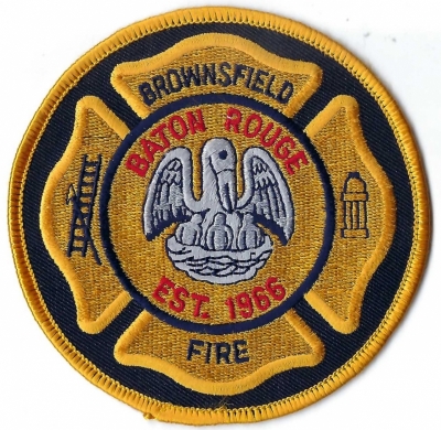 Brownsfield Fire Department (LA)
THE FIRE DEPARTMENT NO LONGER WEARS SHOULDER PATCHES ON THEIR UNIFORMS.
