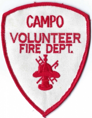 Campo Volunteer Fire Department (CO)
DEFUNCT - The Campo Volunteer Fire Department merged with the San Juan Fire and Rescue District in 1998. 
