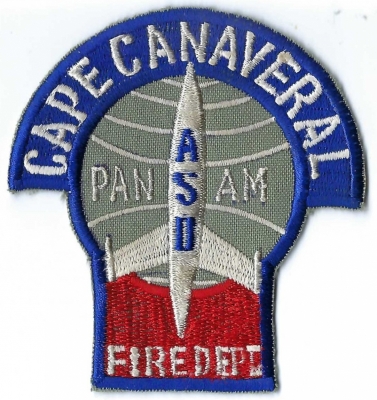 Cape Canaveral Pan Am ASD Fire Department (FL)
DEFUNCT - Pan Am, or Pan American World Airways was once a lead contractor for Cape Canaveral;  it was also a pioneering airline that eventually ceased operations in 1991. ASD stands for Aeronautical Systems Division.

