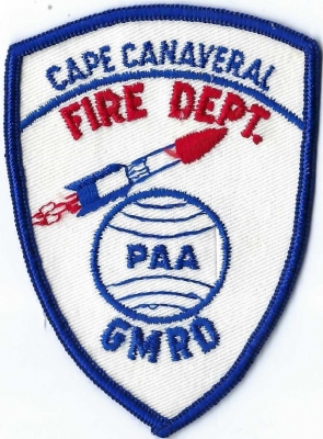 Cape Canaveral Guided Missiles Range Division Fire Department (FL)
DEFUNCT - "GMRD" - Pan American Airways.
