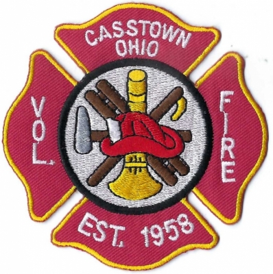 Casstown Volunteer Fire Department (OH)
Population <500.

