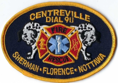 Centreville Fire Department (MI)
Population < 2,000.
