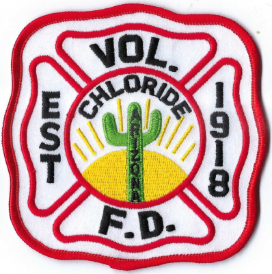 Chloride Volunteer Fire Department (AZ)
DEFUNCT - The Chloride Volunteer Fire Department merged with the Northern Arizona Consolidated Fire District in 2008. 
