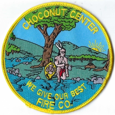 Choconut Center Fire Company (NY)
Choconut Center, New York is named after the Ochugnut tribe of the Tuscarora people, who had an indigenous village in the area.
