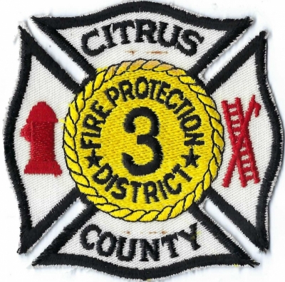 Citrus County Fire District 3 (FL)
DEFUNCT - Citrus County Fire District 3 merged with Citrus County Fire Rescue in 2011.
