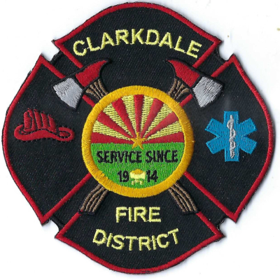 Clarkdale Fire District (AZ)
DEFUNCT - The Clarkdale Fire District consolidated with the Verde Valley Fire District in 2016. 
