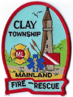 Clay Township Fire Rescue (MI)
The most famous lighthouse in Clay Township, is the Colony Tower. It is a steel-framed water tower built in 1925 to resemble a lighthouse.
