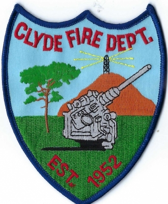 Clyde Fire Department (NC)
Clyde has a mounted 50 mm anti-aircraft gun in the center of town to honor its veterans from Norfolk Naval Base. Pop < 2, 000.
