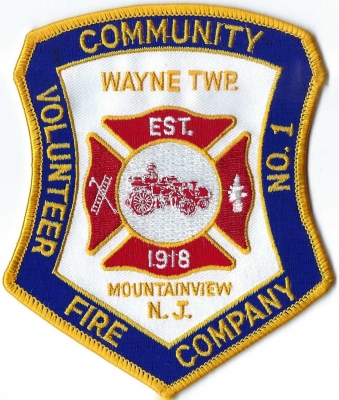 Community Volunteer Fire Company #1. (NJ)
Population < 2,000.

