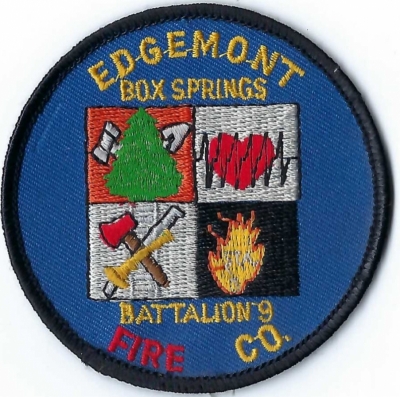 Riverside County Station #6 - Edgemont Box Springs (CA)
DEFUNCT - Edgemont Box Springs Fire Company
