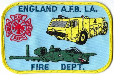 England AFB Fire Department (LA)
DEFUNCT - England Air Force Base closed in 1992, as part of the Base Realignment and Closure process. The base is now known as England Airpark, a multi-use development and business center. 
