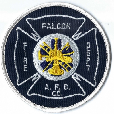 Falcon AFB Fire Department (CO)
DEFUNCT - Falcon AFB was renamed Schriever Air Force Base in 1998, in honor of General Bernard Schriever.  In 2021, it was renamed Schriever Space Force Base to reflect its role.
