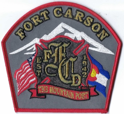 Fort Carson Fire Department (CO)
Fort Carson primarily known for training & maintaining Soldiers, particularly those w/in the 4th Infantry Division & the 10th Special Forces Group.
