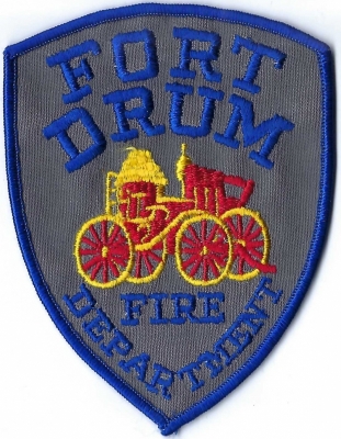 Fort Drum Fire Department (NY)
MILITARY - Once called Pine Camp, in 1974, the installation was renamed Fort Drum.  Fort Drum is a Army military reservation.
