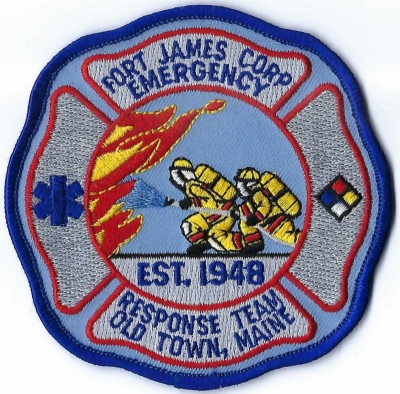 Fort James Corporation Emergency Response Team (ME)
DEFUNCT - Fort James Corporation made consumer tissue products like toilet paper, paper towels, and napkins. Fort James Corporation was acquired by Georgia-Pacific Group in 2000.
