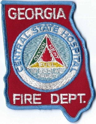 Central State Hospital Fire Department (GA)
DEFUNCT - Merged w/Georgia Fire Department.  In God we Trust.
