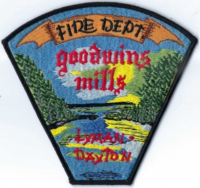 Goodwins Mills Fire Department (ME)
Goodwins Mills, Maine, gets its name from Nathaniel and Benjamin Goodwin, who built a sawmill and grist mill there in 1782.
